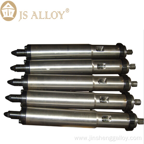 With wear-resistance bimetallic single screw barrel